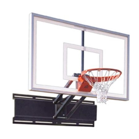 FIRST TEAM First Team UniChamp Nitro Steel-Glass Adjustable Wall Mounted Basketball System; Forest Green; Adjustable Wall Mounted Basketball System UniChamp Nitro-FC